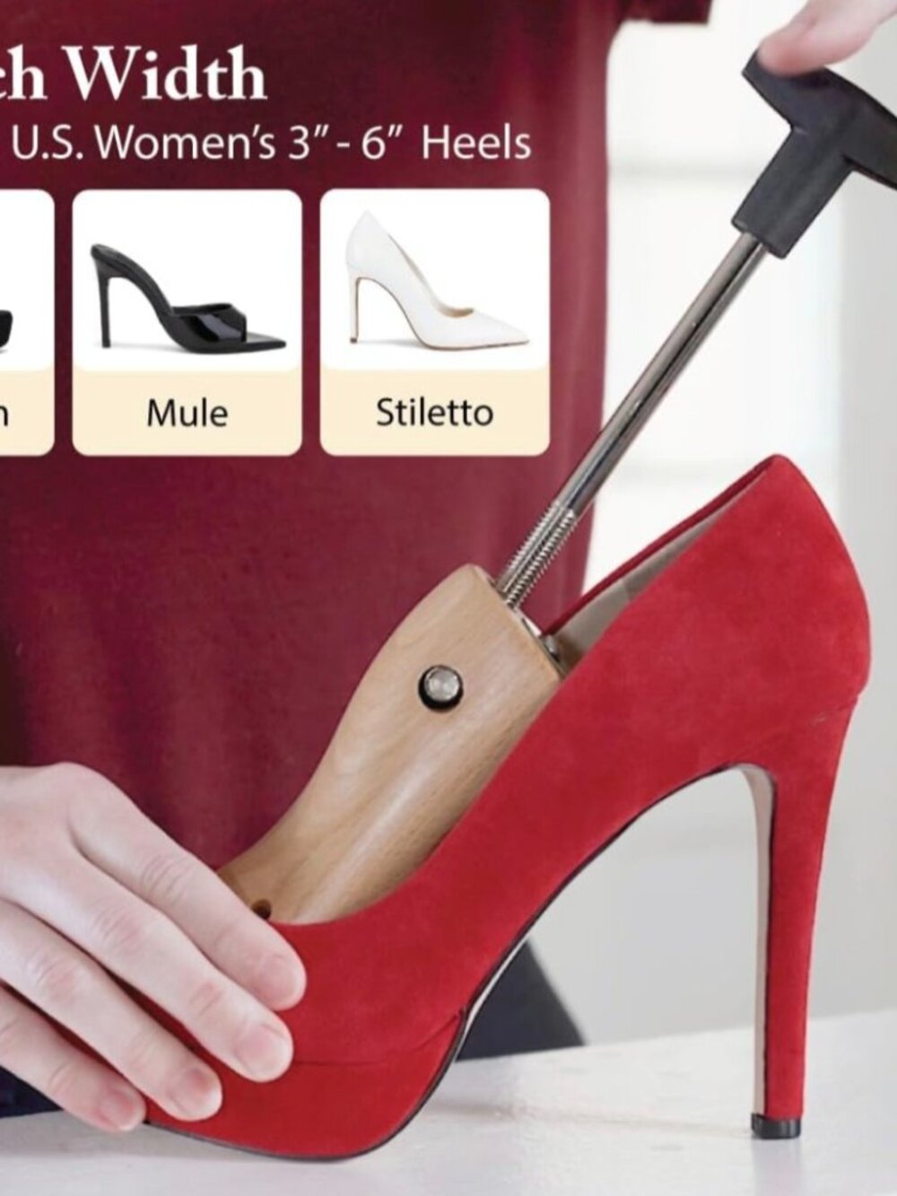 FootFitter Premium High Heel Stretcher Shoes Heels Women's M Medium (ONE LEFT)